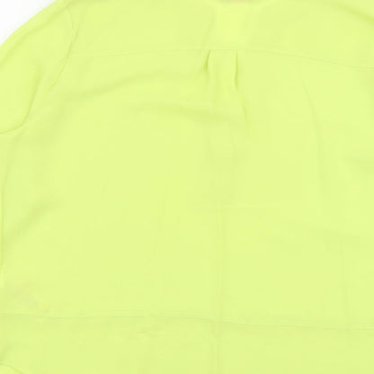 Womens UK Size 6 Dorothy Perkins Green Basic Blouse