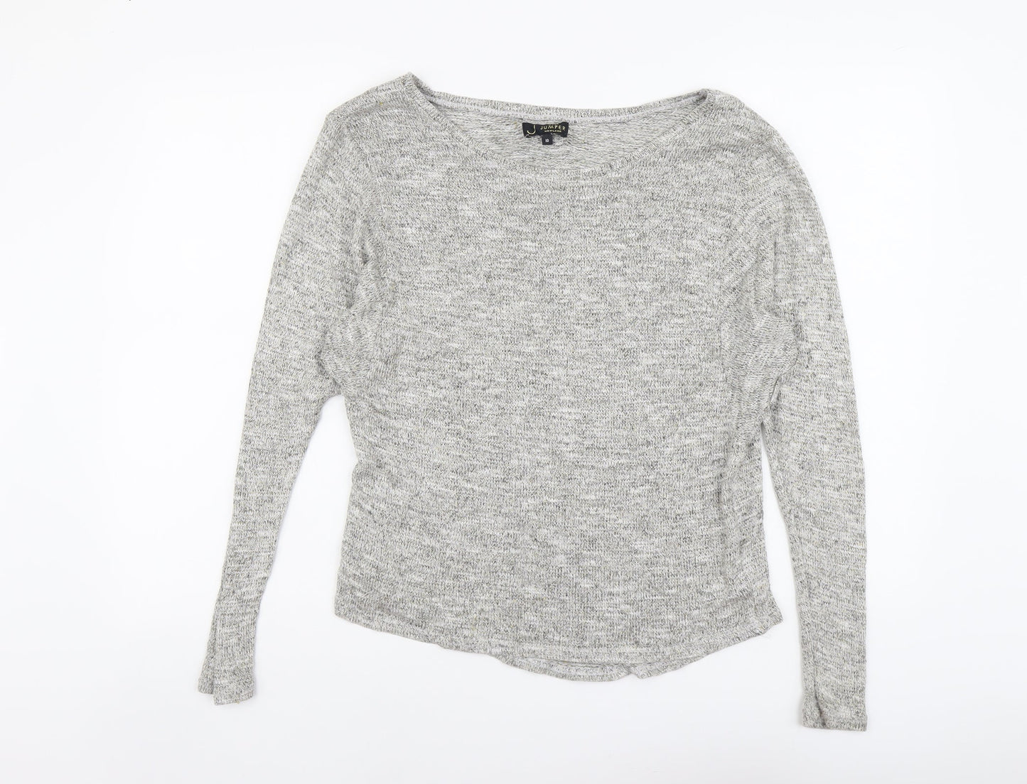 Womens UK Size 10 New Look Grey Pullover Jumper