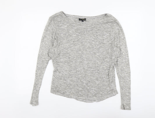 Womens UK Size 10 New Look Grey Pullover Jumper