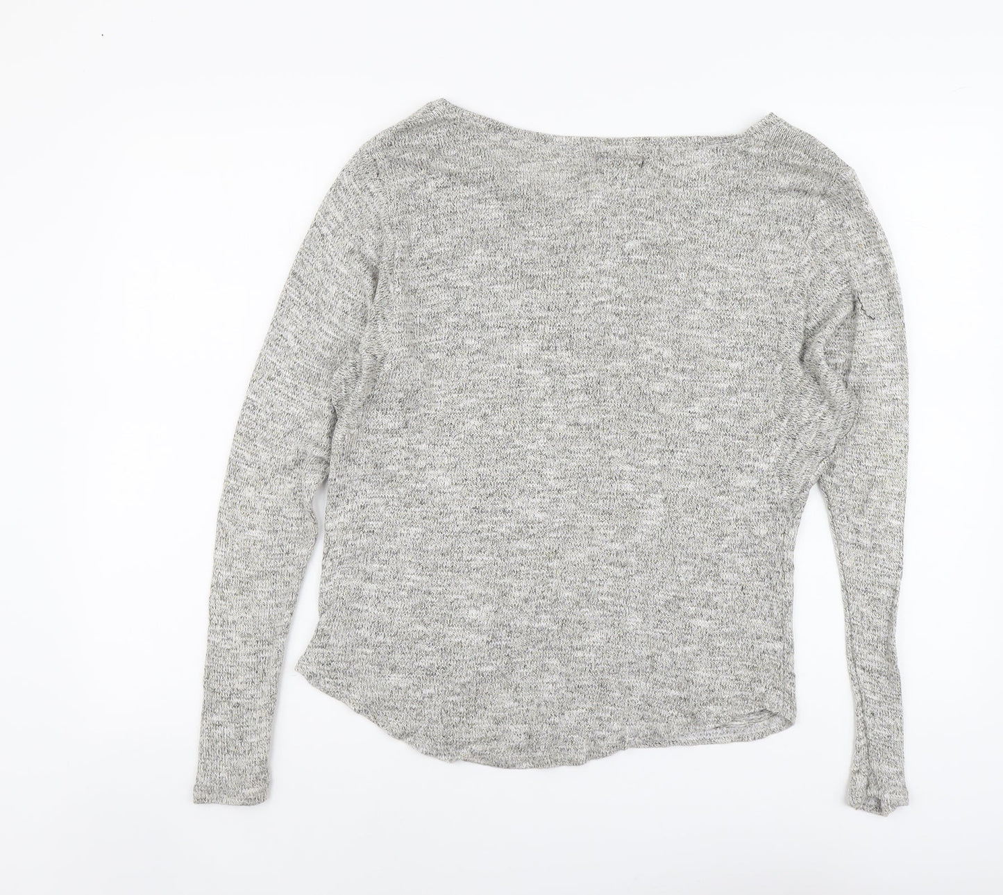 Womens UK Size 10 New Look Grey Pullover Jumper