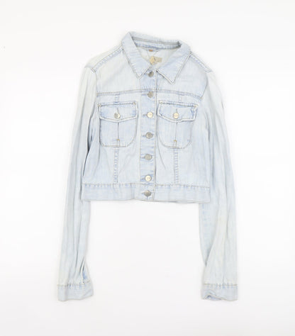 Womens UK Size 8 Topshop Blue Jacket
