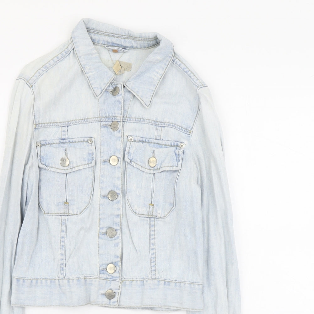 Womens UK Size 8 Topshop Blue Jacket