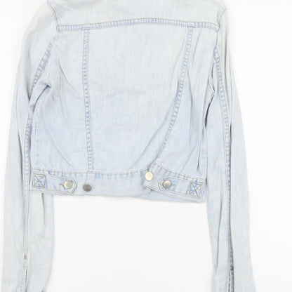 Womens UK Size 8 Topshop Blue Jacket