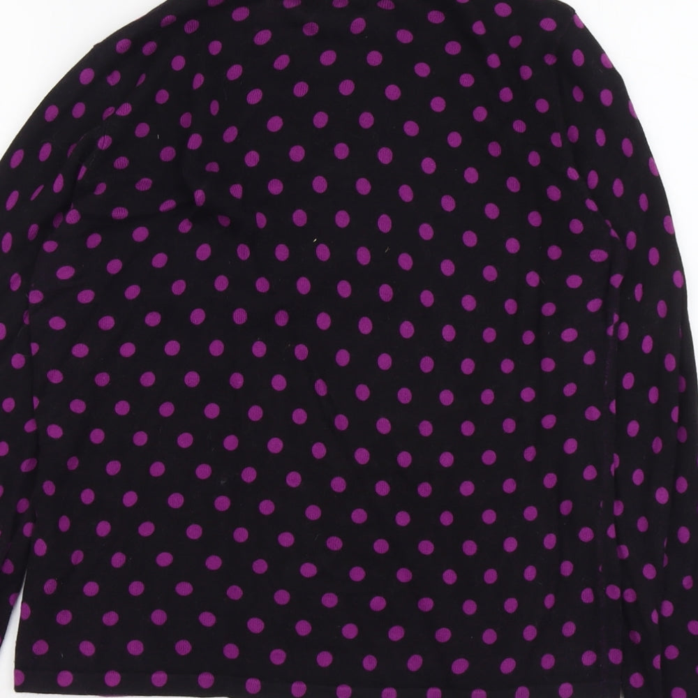 Womens UK Size M Jumper Black Pullover Jumper