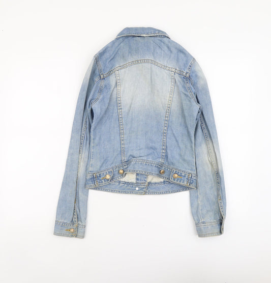 Womens UK Size 8 Denim & Co. Blue Jacket