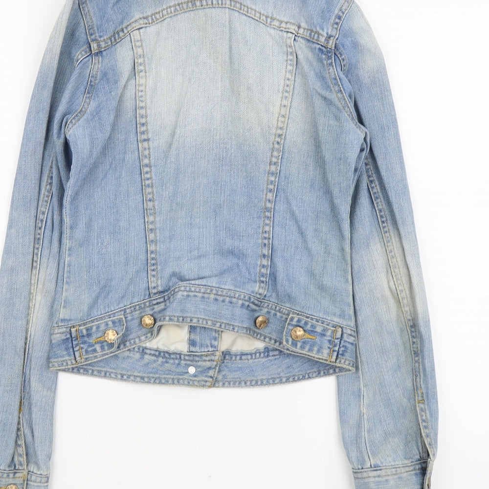 Womens UK Size 8 Denim & Co. Blue Jacket