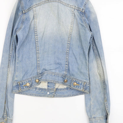 Womens UK Size 8 Denim & Co. Blue Jacket