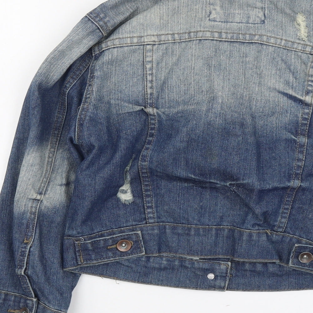 Womens UK Size 8 Denim & Co. Blue Jacket