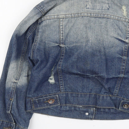 Womens UK Size 8 Denim & Co. Blue Jacket