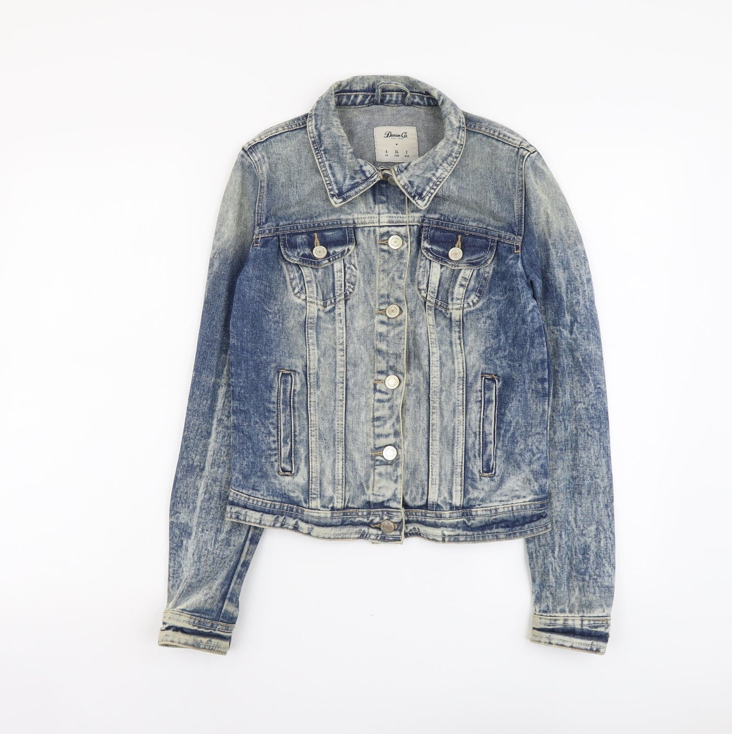 Womens UK Size 8 Denim & Co. Blue Jacket