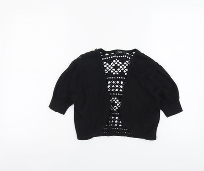 Womens UK Size M M&Co Black Cardigan Jumper
