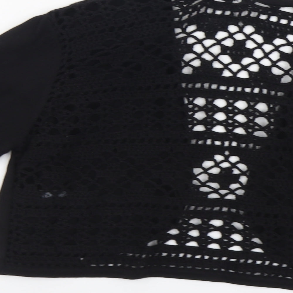 Womens UK Size M M&Co Black Cardigan Jumper