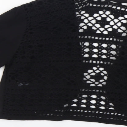 Womens UK Size M M&Co Black Cardigan Jumper