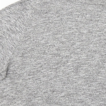 Womens UK Size 12 New Look Grey Basic T-Shirt