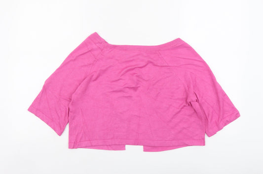 Womens UK Size M Wallis Pink Cardigan Jumper