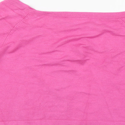 Womens UK Size M Wallis Pink Cardigan Jumper
