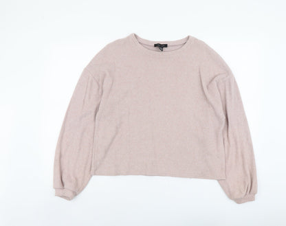 Womens UK Size M New Look Pink Pullover Jumper
