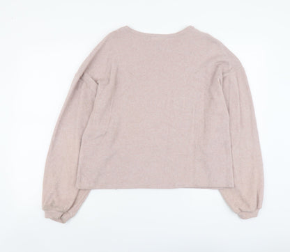 Womens UK Size M New Look Pink Pullover Jumper
