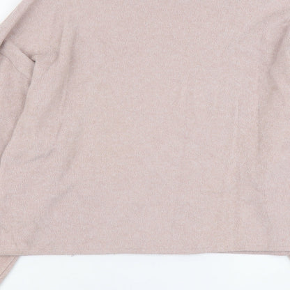 Womens UK Size M New Look Pink Pullover Jumper