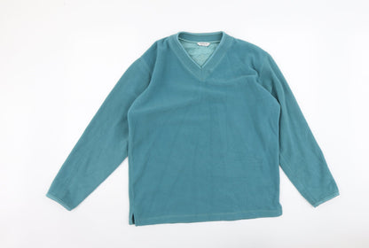 Editions Womens Green Polyester Pullover Sweatshirt Size 12 Pullover