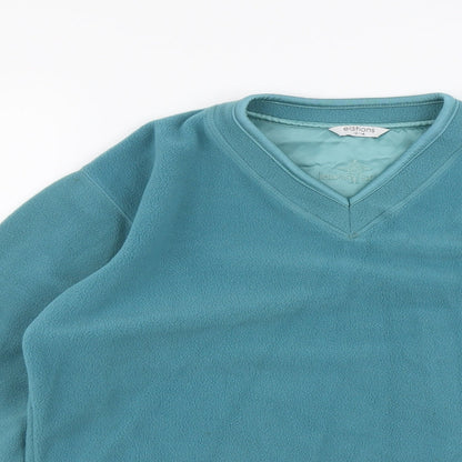 Editions Womens Green Polyester Pullover Sweatshirt Size 12 Pullover