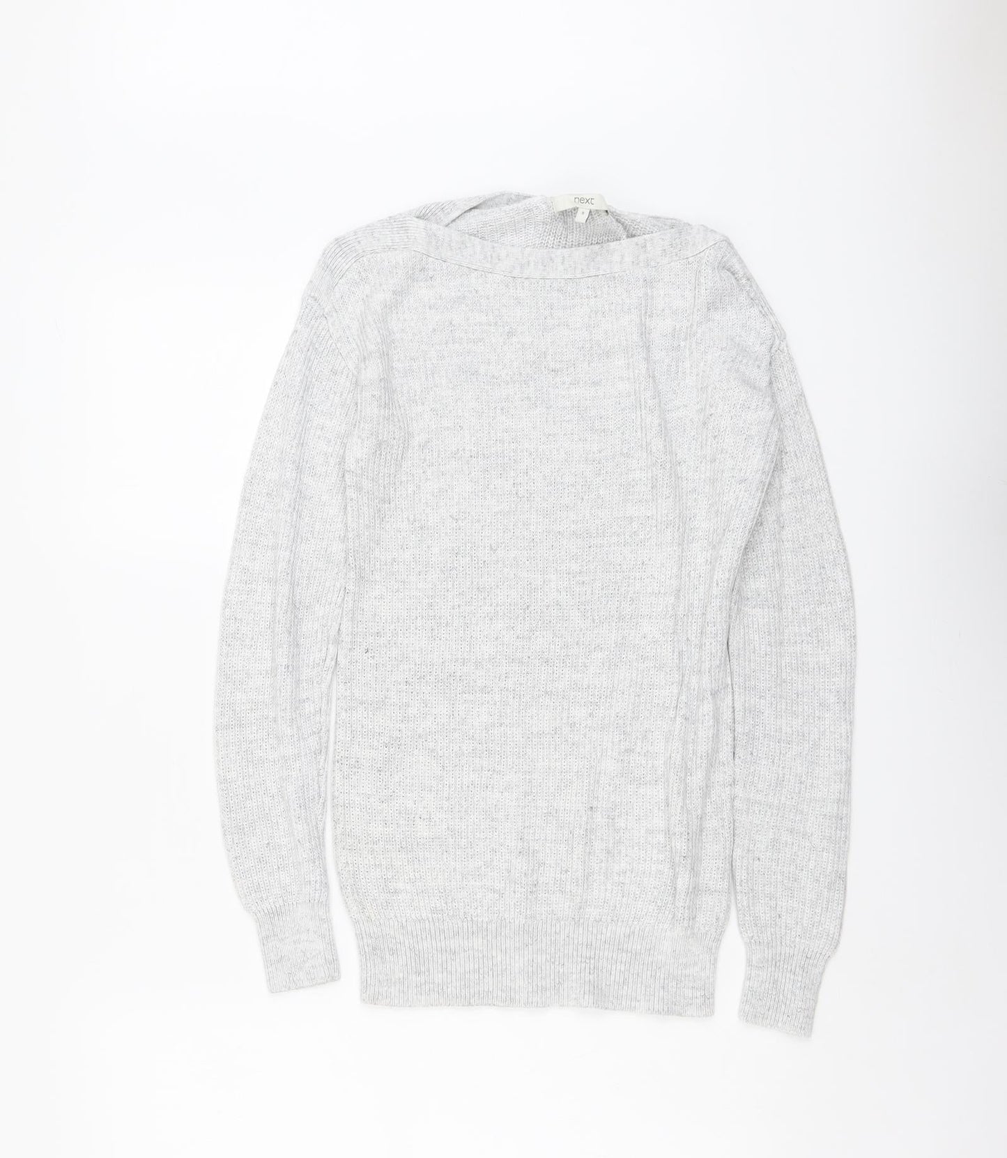 Womens UK Size 8 NEXT Grey Pullover Jumper