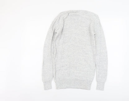 Womens UK Size 8 NEXT Grey Pullover Jumper