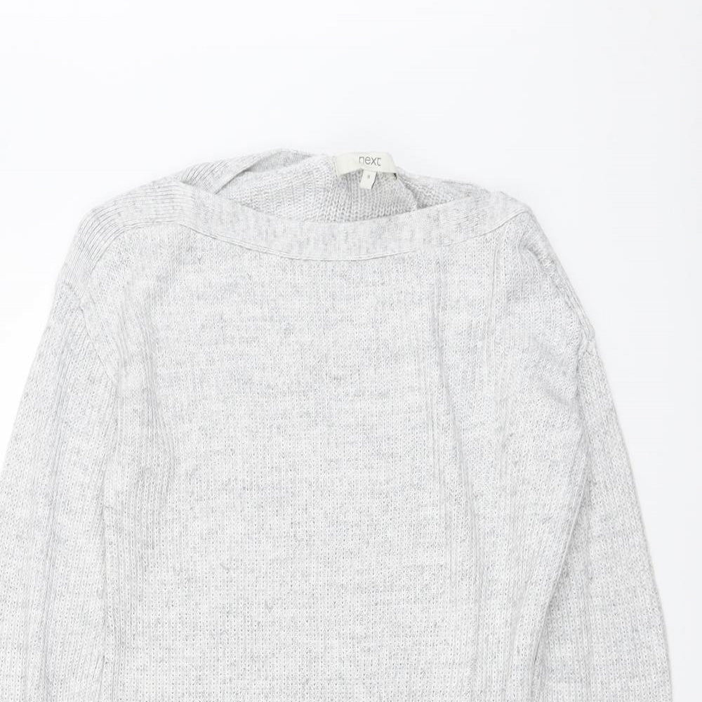 Womens UK Size 8 NEXT Grey Pullover Jumper