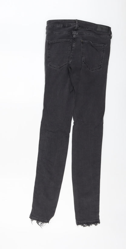 Womens UK Size 26 in H&M Regular Fit Skinny Grey Jeans