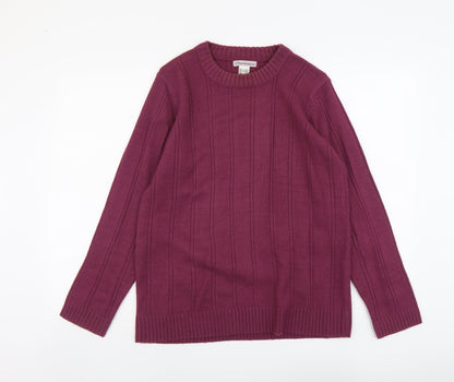 Womens UK Size 14 Charmance Purple Pullover Jumper