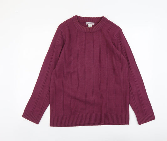 Womens UK Size 14 Charmance Purple Pullover Jumper