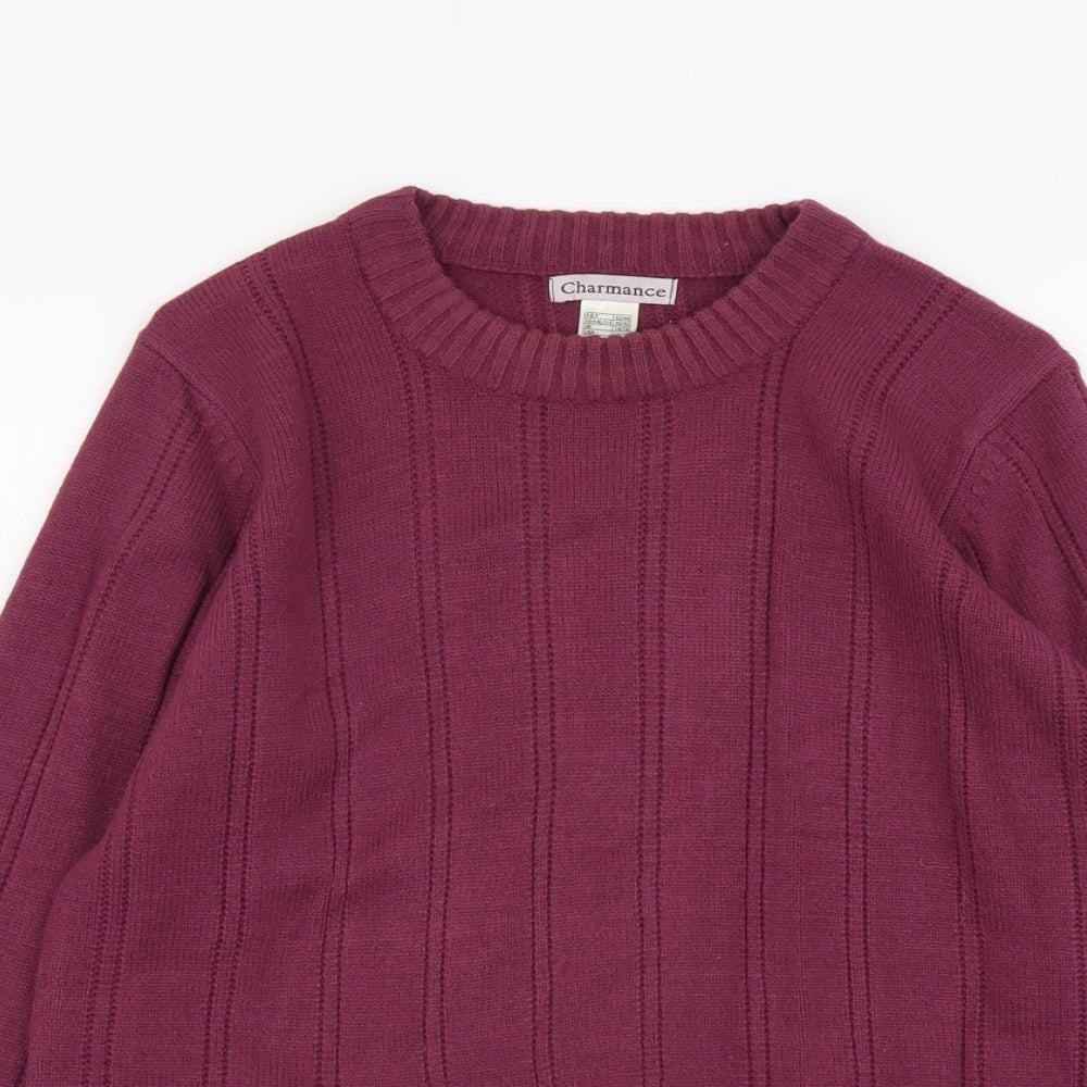 Womens UK Size 14 Charmance Purple Pullover Jumper