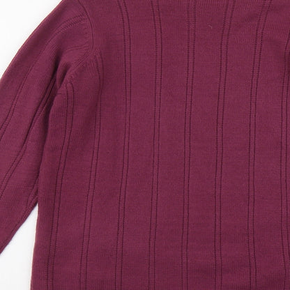 Womens UK Size 14 Charmance Purple Pullover Jumper