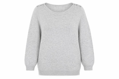 Womens UK Size 14 BHS Grey Pullover Jumper