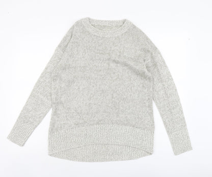 Womens UK Size S New Look Grey Pullover Jumper