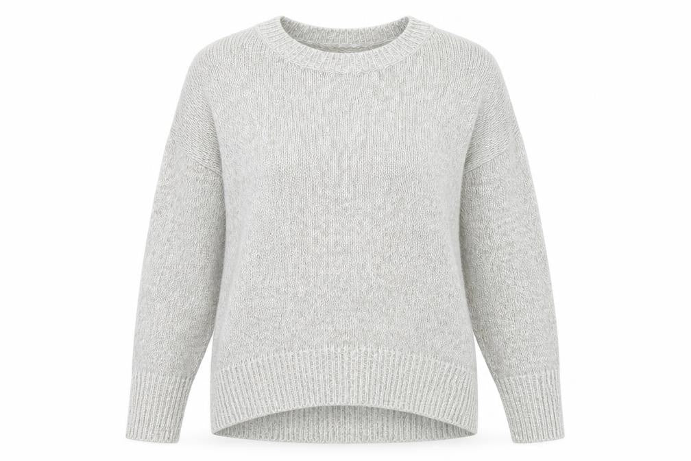 Womens UK Size S New Look Grey Pullover Jumper