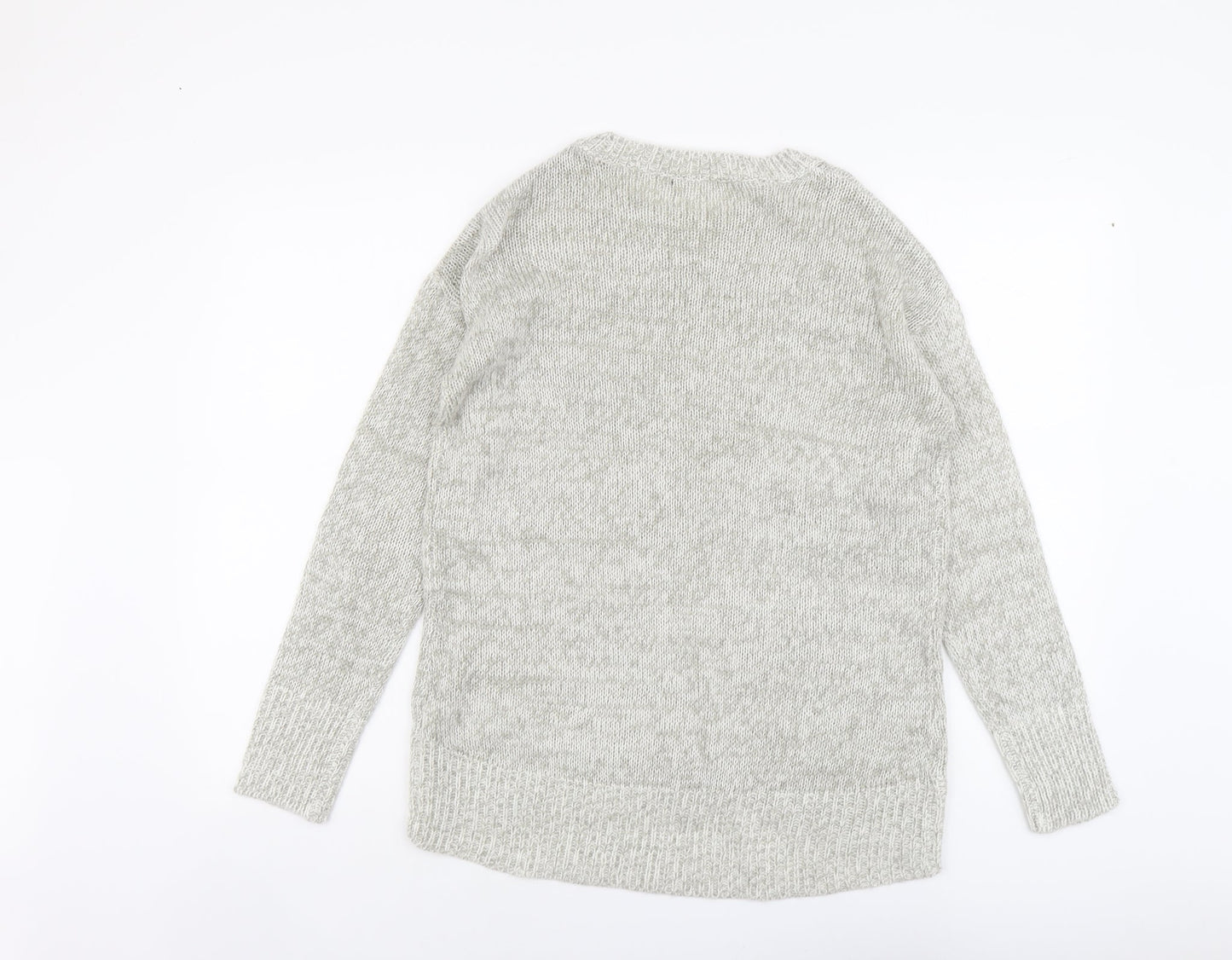 Womens UK Size S New Look Grey Pullover Jumper