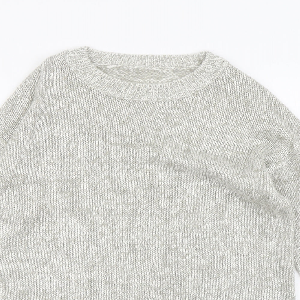 Womens UK Size S New Look Grey Pullover Jumper
