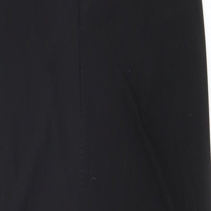 PRETTYLITTLETHING Womens Black Polyester Unitard One-Piece Size 8 Pullover - Ruched