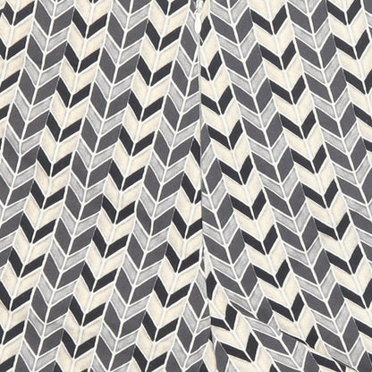 Topshop Womens Black Geometric Polyester Basic Shorts Size 14 Regular Zip