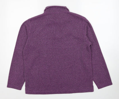 Bonmarché Womens Purple Polyester Pullover Sweatshirt Size S Pullover