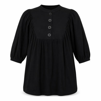 Womens UK Size 6 Topshop Black Basic T-Shirt