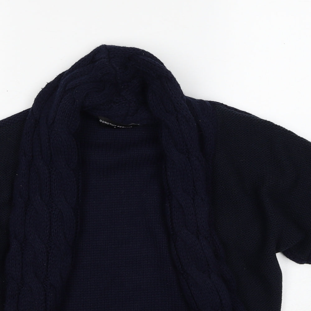 Womens UK Size S Dorothy Perkins Blue Cardigan Jumper