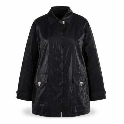 Astraka Womens Black Jacket Size L Button