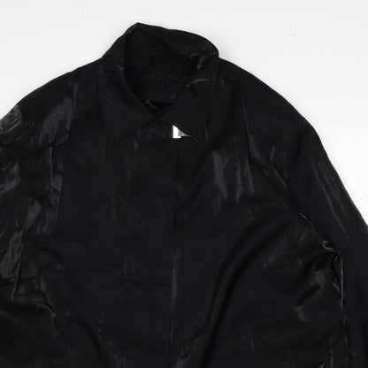 Astraka Womens Black Jacket Size L Button