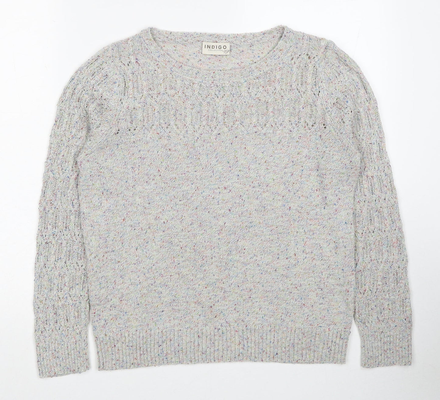 Womens UK Size 12 Marks and Spencer Grey Pullover Jumper