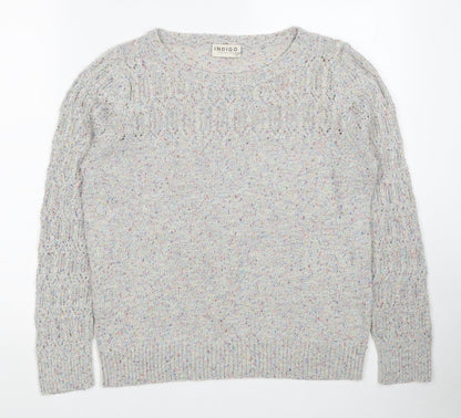 Womens UK Size 12 Marks and Spencer Grey Pullover Jumper