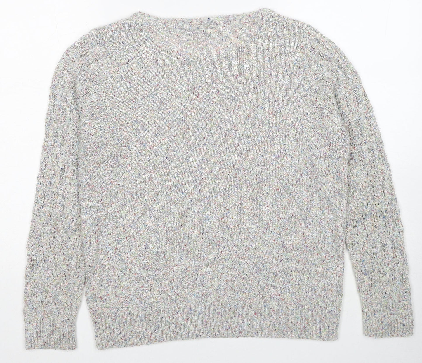 Womens UK Size 12 Marks and Spencer Grey Pullover Jumper