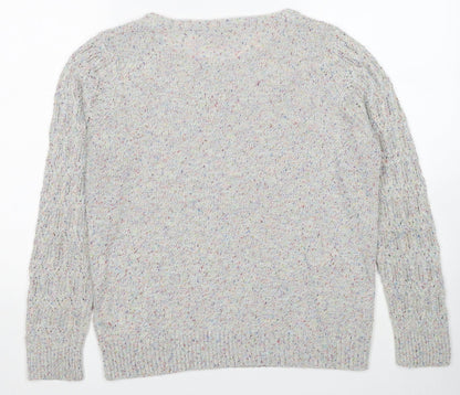 Womens UK Size 12 Marks and Spencer Grey Pullover Jumper
