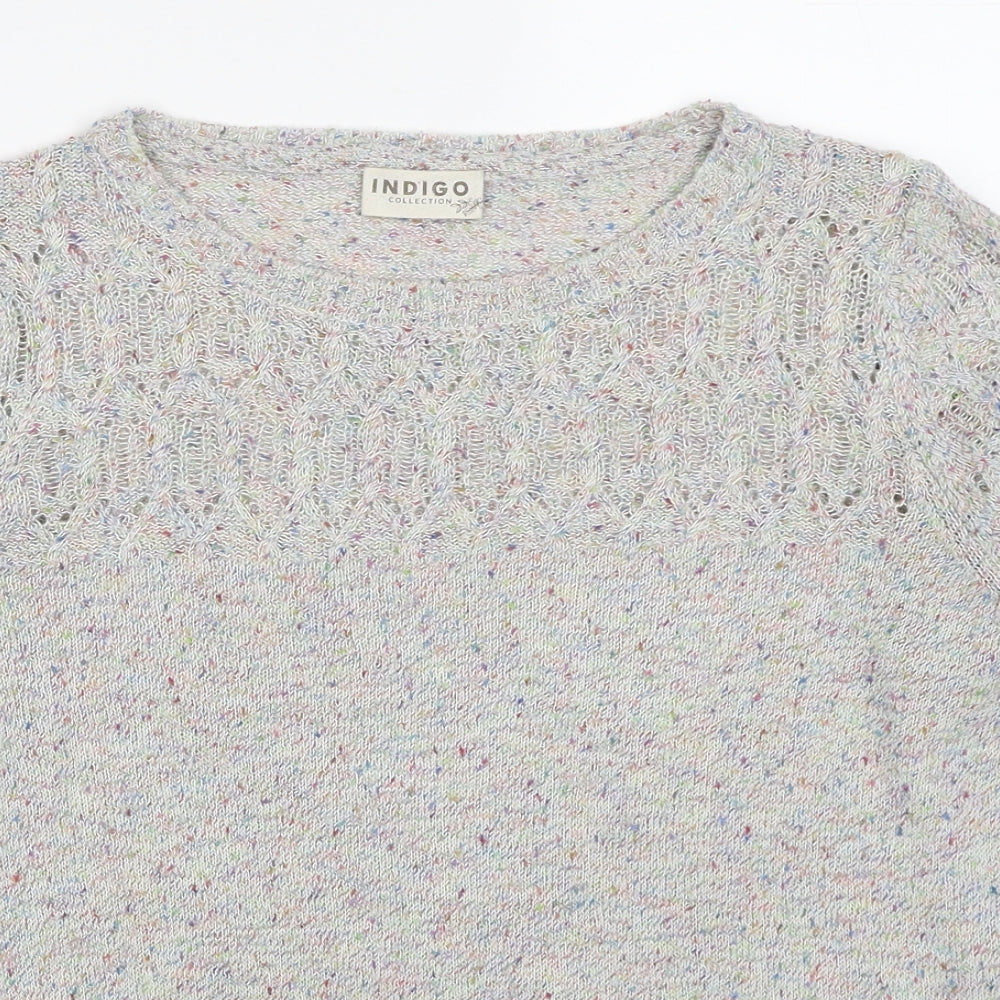 Womens UK Size 12 Marks and Spencer Grey Pullover Jumper